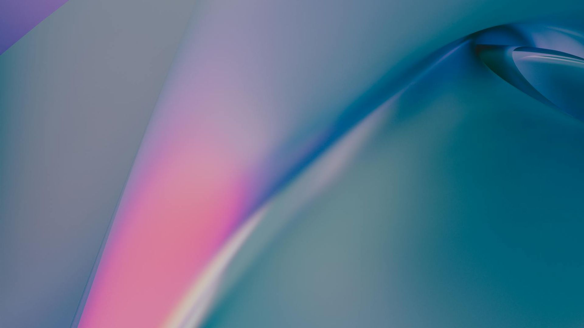 Abstract soft background with teal and cream color gradients.